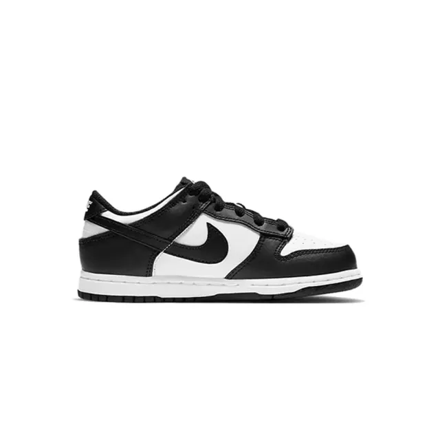 【NIKE 耐吉】休閒鞋 Dunk Low 親子穿搭 潮流 經典 小童鞋 中童鞋 低筒 黑白 熊貓(CW1588-100)