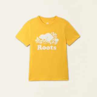 【Roots】Roots 大童- ORIGINAL COOPER BEAVER 短袖T恤(黃色)