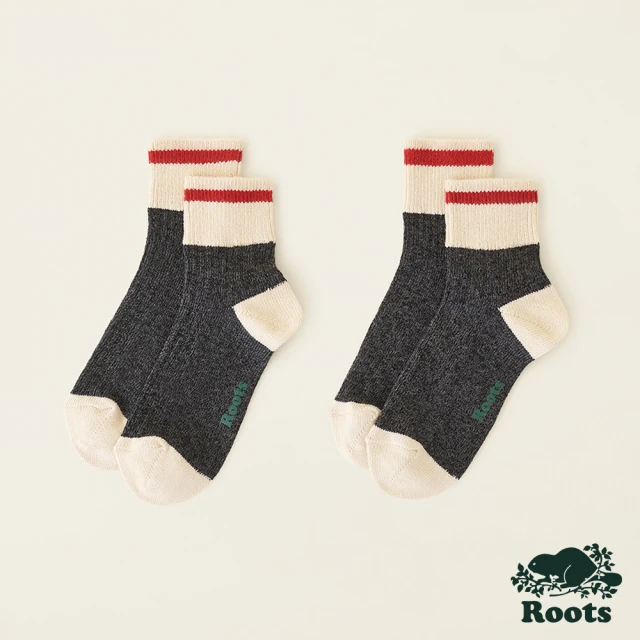 Roots Roots 配件- COTTON CABIN 踝襪-2入組(黑色)