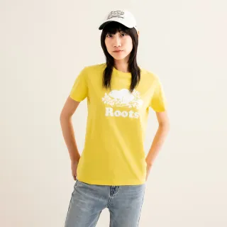 【Roots】Roots 女裝- COOPER BEAVER 短袖T恤(黃色)