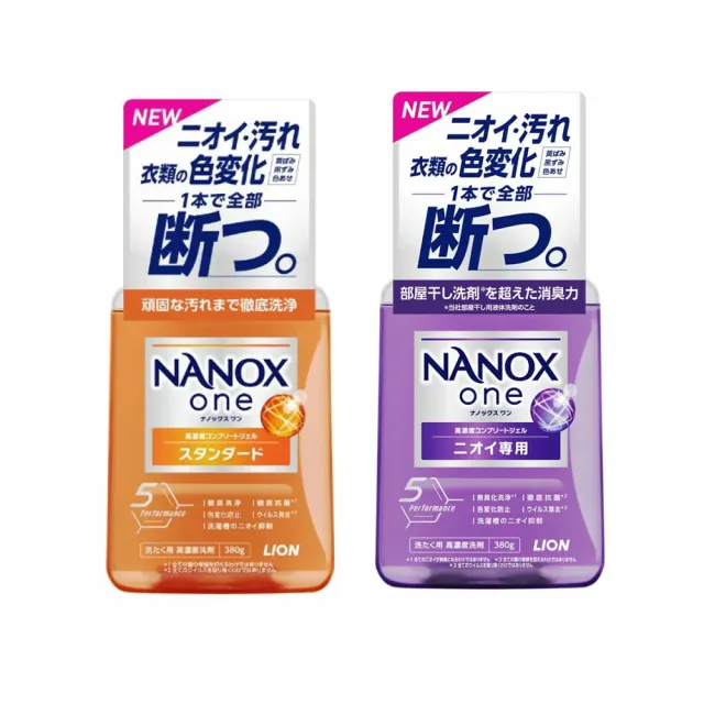 【LION 獅王】NANOX one 濃縮洗衣精 洗淨/消臭(日本製/中性/洗淨/消臭/洗衣精/濃縮/清潔/衣物)