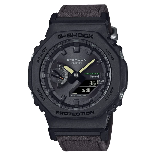CASIO 卡西歐 G-SHOCK八角永續環保雙顯錶(GA-B2100CT-1A5)