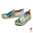 【uin】西班牙原創設計 女鞋 油畫百合彩繪休閒鞋W1010063(彩繪)