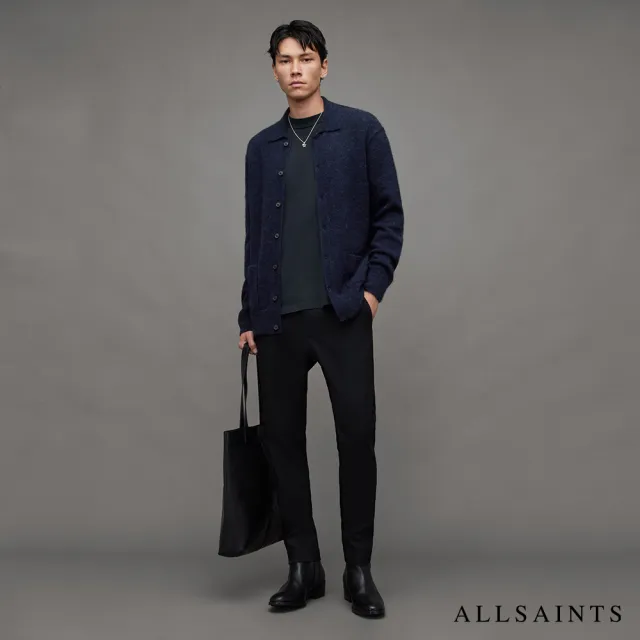 【ALLSAINTS】CYGNUS 羊毛針織寬鬆開襟外套 MK126Z(舒適版型)