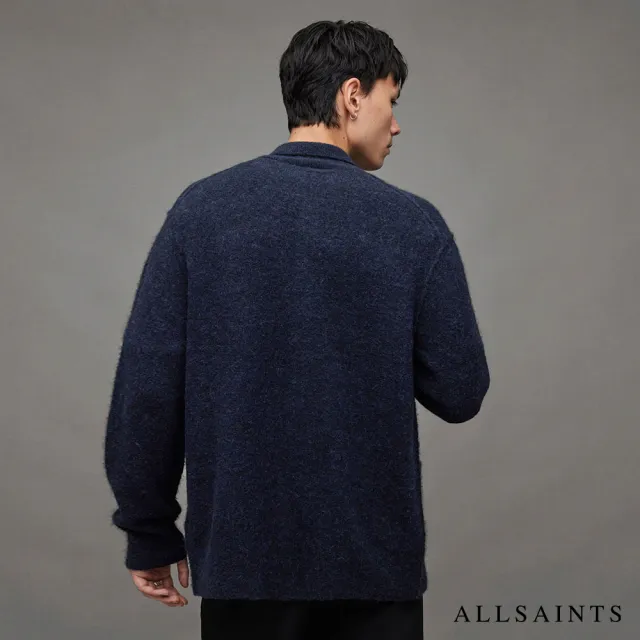 【ALLSAINTS】CYGNUS 羊毛針織寬鬆開襟外套 MK126Z(舒適版型)