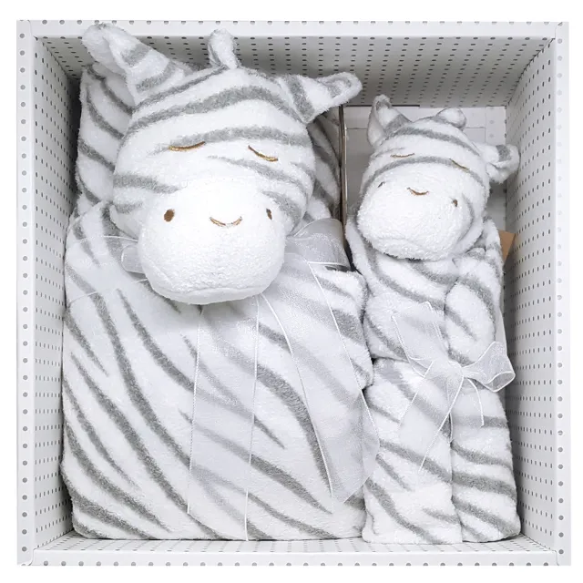 【Angel Dear】momo限定-經典彌月禮盒-毛毯+安撫巾(多款動物造型組合)