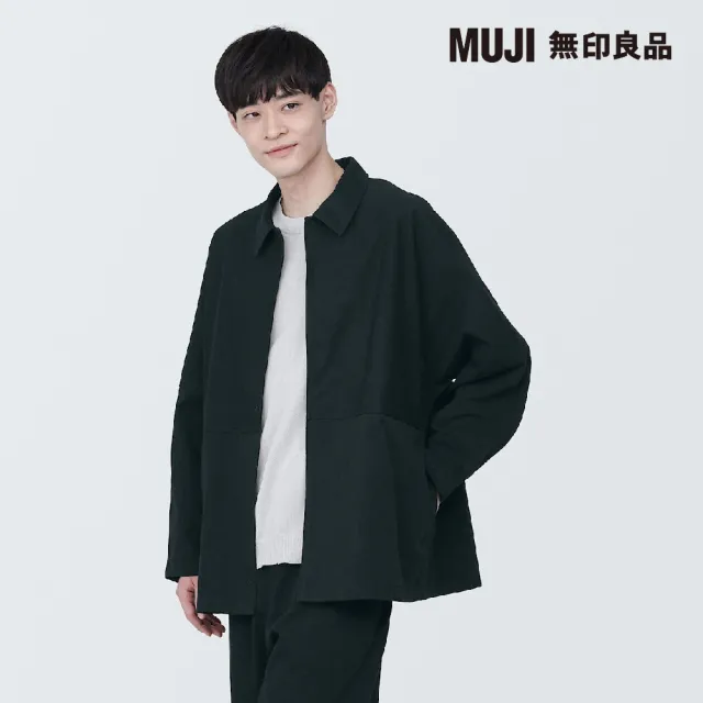 【MUJI 無印良品】MUJI Labo不易燃外套(黑色)