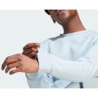 【adidas 愛迪達】M LNG SWT FL 男 長袖 上衣 亞洲版 運動 休閒 棉質 舒適 寶寶藍(IM0489)