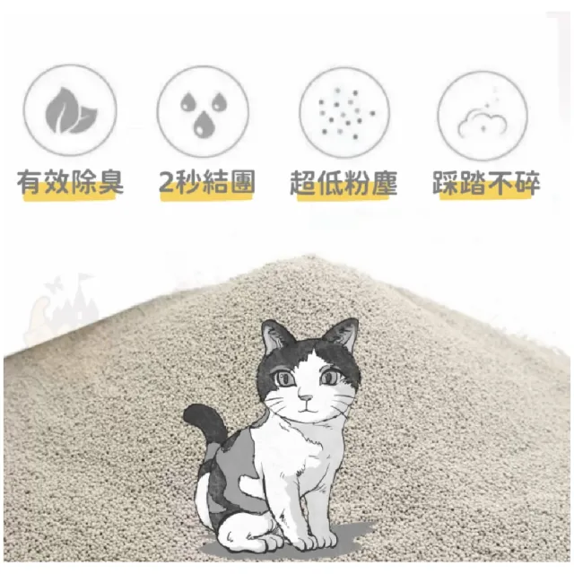 【咪啵】除臭礦砂 7LB*8入(咪啵貓砂 7LB 約3KG 礦砂 貓砂 除臭礦砂 除臭貓砂 不黏底 低粉塵貓砂)