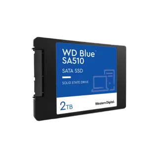 【WD 威騰】WD BLUE藍標 SA510 2TB 2.5吋 SATA SSD固態硬碟(WDS200T3B0A)
