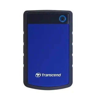 【Transcend 創見】StoreJet 25H3B 4TB USB3.1 2.5吋行動硬碟 藍色