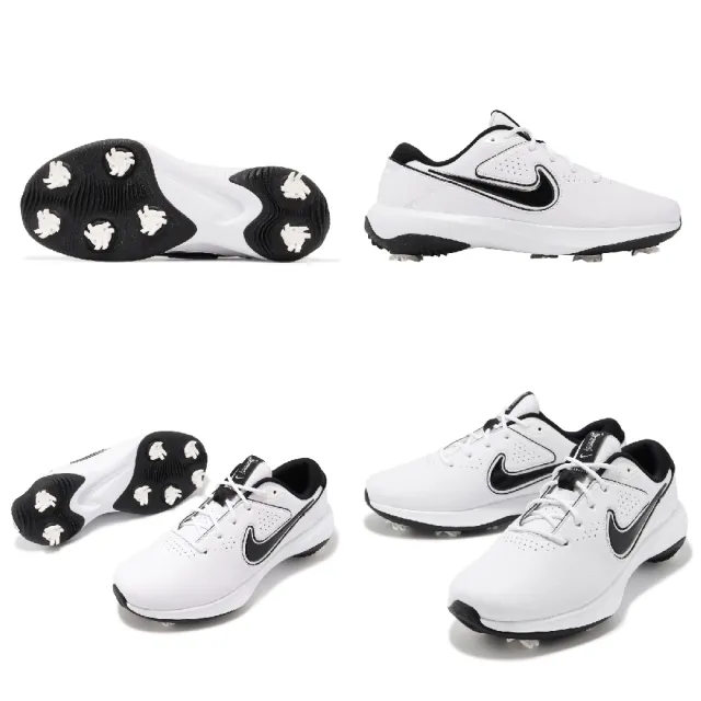 【NIKE GOLF】高爾夫球鞋 Victory Pro 3 NN 男鞋 女鞋 寬楦 白 黑 防潑水 可拆釘 運動鞋(DX9028-110)