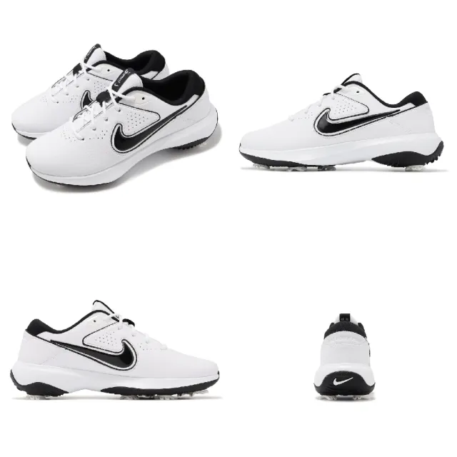【NIKE GOLF】高爾夫球鞋 Victory Pro 3 NN 男鞋 女鞋 寬楦 白 黑 防潑水 可拆釘 運動鞋(DX9028-110)