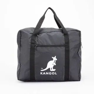 【KANGOL】英國袋鼠超大容量隨身收納可摺疊可插掛行李箱旅行袋