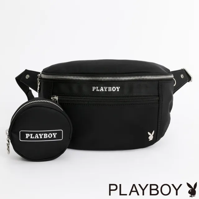 【PLAYBOY】腰包 Futura系列(黑色)