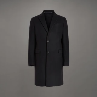 【ALLSAINTS】簡約紳士羊毛單排釦中長版大衣(4款任選)