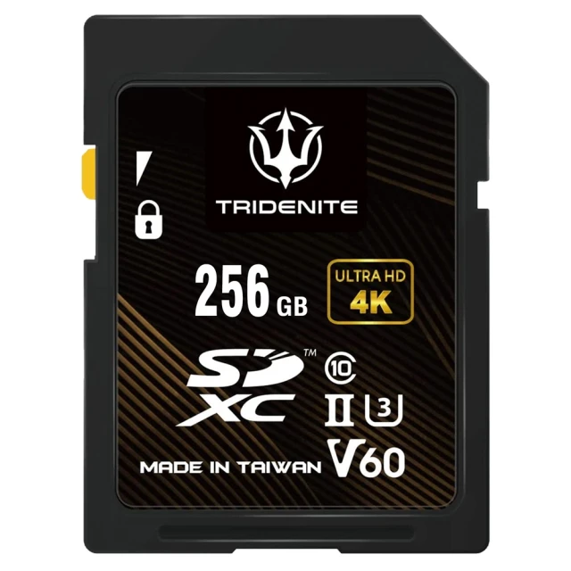 TRIDENITETRIDENITE V60 UHS-II 專業級SDXC 256GB 記憶卡 高耐用 U3 4K(日本原廠直營)