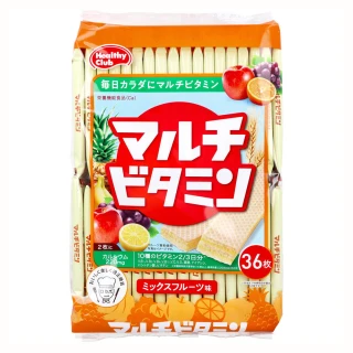 【Hamada 哈馬達】營養威化-綜合水果風味 252g(36P)