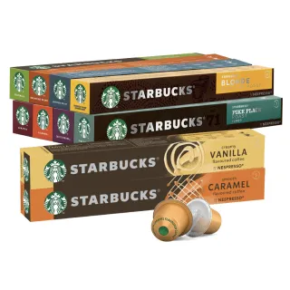 【STARBUCKS 星巴克】單一產區哥倫比亞咖啡膠囊10顆/盒(適用於Nespresso膠囊咖啡機)