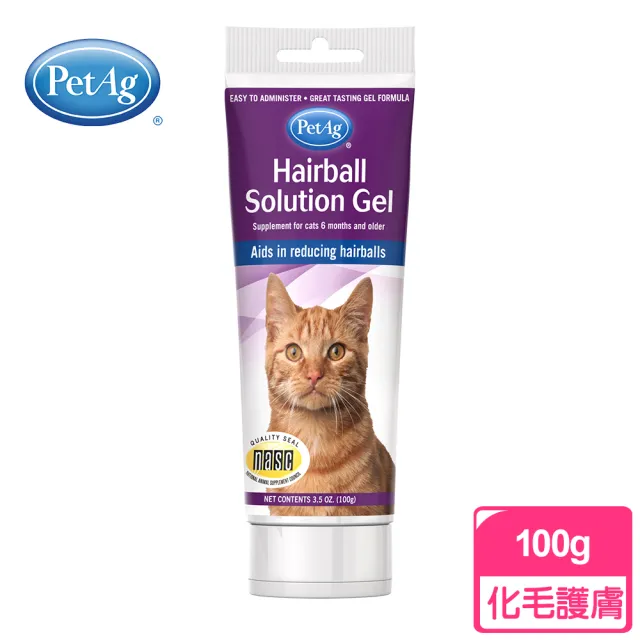 【PetAg 貝克】美國犬貓營養學博士監製大廠 - 化毛護膚膏 100g