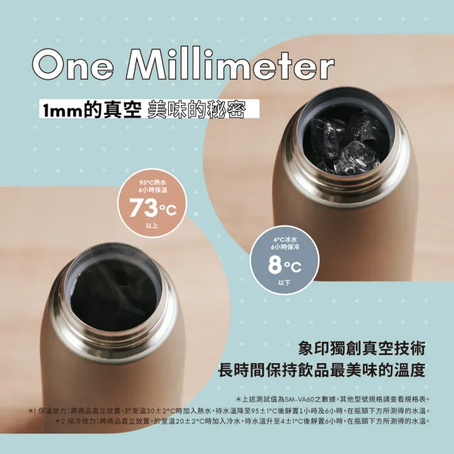 【ZOJIRUSHI 象印】買1送1 不銹鋼真空保溫保冷杯720ml+720ml(SM-VA72+SM-VA72)(保冰/環保杯)