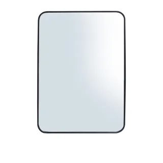 【【LEZUN/樂尊】】免打孔壁掛浴室鏡 40*50cm(方形浴室鏡 化妝鏡)