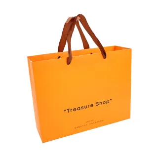 禮品袋 紙袋包裝 橘色紙袋 包裝提袋 生日禮物袋 手提禮盒 平口紙袋 品牌紙袋 愛馬仕橘M號5入(550-GBOM)