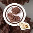 【韓國sams】巧克力鬆餅餅乾127g(巧克力鬆餅 酥脆餅乾 格子鬆餅)