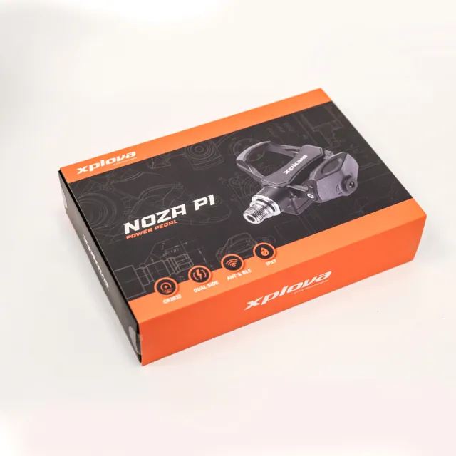 【Xplova】NOZA P1 雙邊踏板功率計(雙邊功率/Look系統/CR2032電池)