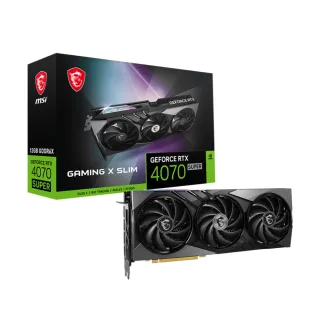 【MSI 微星】RTX4070 SUPER 12G GAMING X SLIM 顯示卡