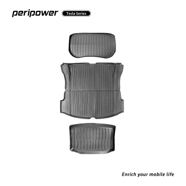 【peripower】PI-06 Tesla 系列-前後行李廂置物墊(適用於 Tesla Model 3)