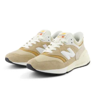 【NEW BALANCE】997系列 休閒鞋 男鞋 運動鞋 卡其橘 麂皮 復古(U997RMB ∞)