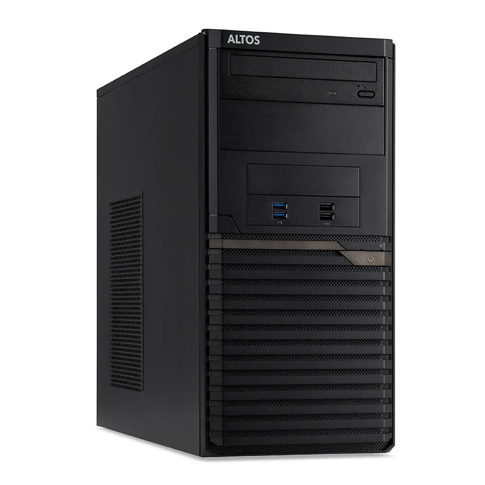 【Acer 宏碁】E-2224 Altos商用伺服器(T110F5/E-2224/64G/2TB SSD+4TBX2 HDD/2019STD)