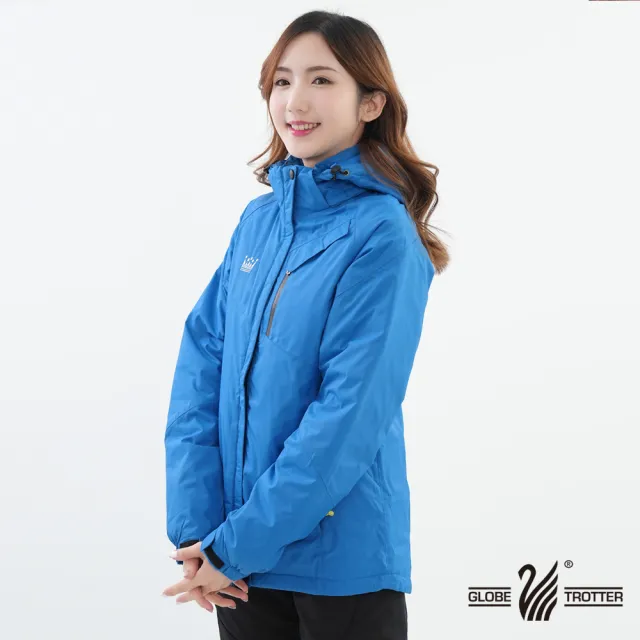 【遊遍天下】女款顯瘦極暖GlobeTex防水防風保暖羽絨外套KF2210005(M-3L)