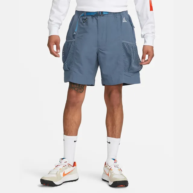 NIKE 耐吉】短褲男款運動褲AS M ACG SNOWGRASS CARGO SHORT 藍DV9406