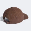 【adidas 愛迪達】帽子 棒球帽 運動帽 遮陽帽 三葉草 BASEB CLASS TRE 咖啡 IT7622