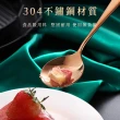 高級筷子湯匙組 玫瑰金 環保筷 湯匙筷子 歐風餐具 不鏽鋼筷子 環保餐具 不鏽鋼湯匙(550-CSBS230)