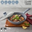 【CorelleBrands 康寧餐具】SNAPWARE 鈦不沾鑄造28cm雙鍋組-深炒鍋+平煎鍋