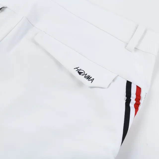 HONMA 本間高爾夫】男款直筒彈性休閒褲日本高爾夫專業品牌(M~XXL 白色 