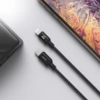 【ADAM】PeAk II USB－C to Lightning Cable C120B 金屬編織傳輸線(Apple MFi 認證)