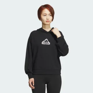 【adidas 愛迪達】連帽上衣 帽T 女 IM8824