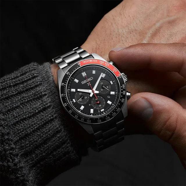 【SEIKO 精工】PROSPEX SPEEDTIMER 太陽能三眼計時手錶 618年中慶 推薦(SSC915P1/V192-0AH0D)