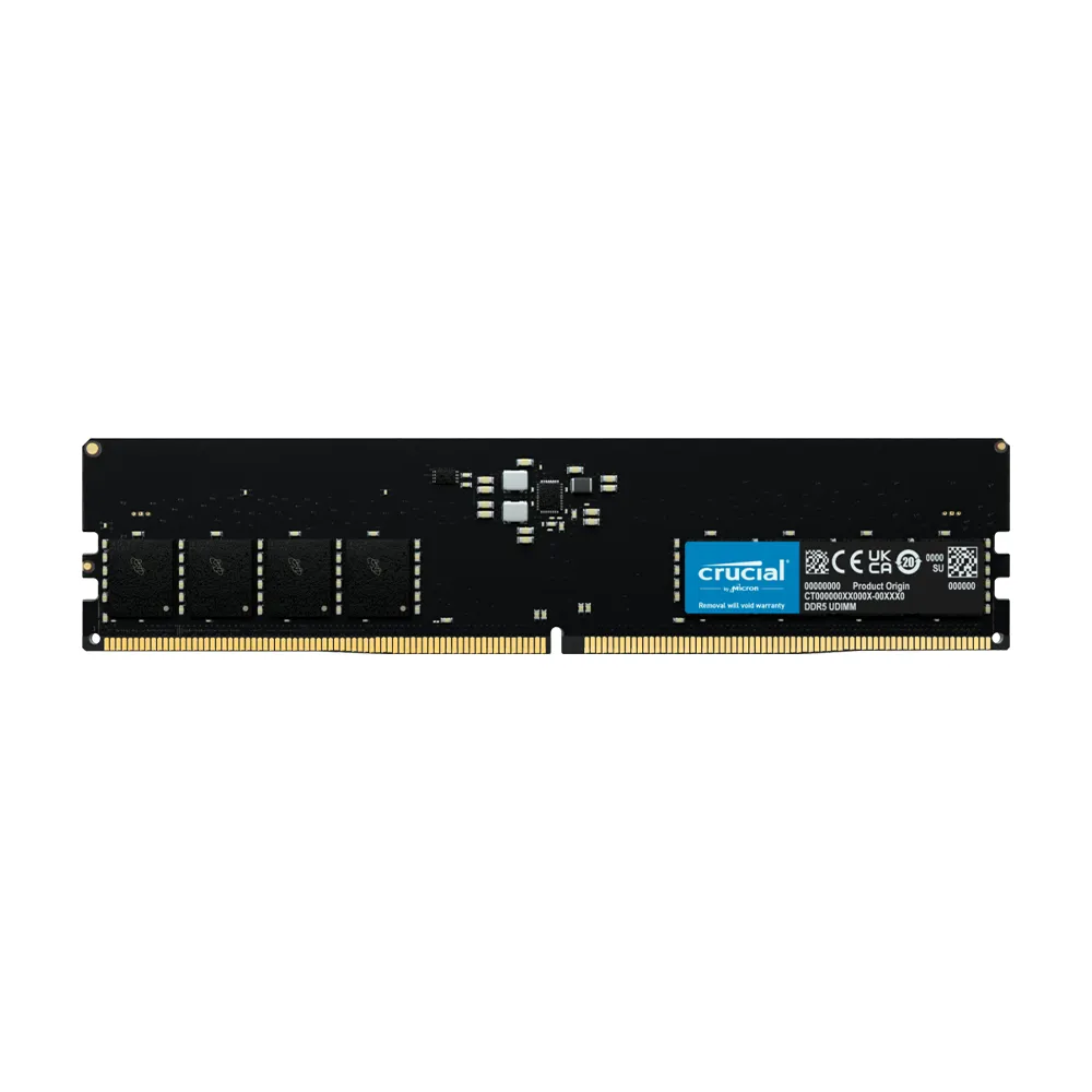 【Crucial 美光】DDR5 5600 32GB 桌上型 記憶體(CT32G56C46U5)