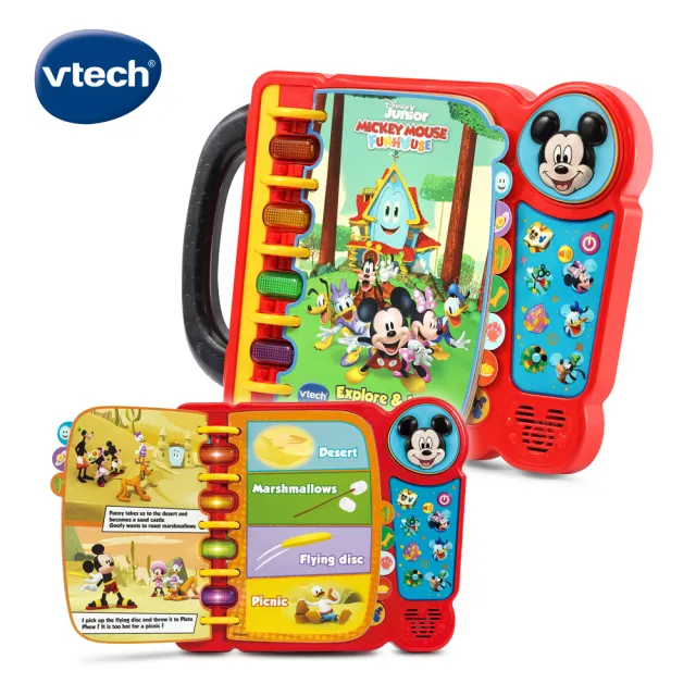 【Vtech】迪士尼聲光互動啟蒙學習書(米奇妙妙屋)