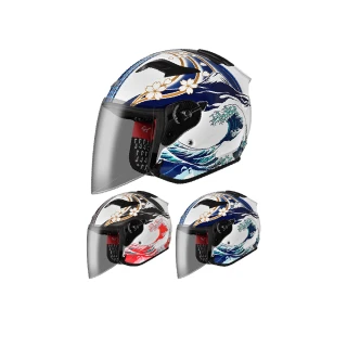 【ASTONE】DJR BM1 令和 半罩式 安全帽(眼鏡溝 透氣內襯 加長型風鏡 快拆式鏡片)