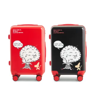 【TORIYANG】悄悄話多麗20吋拉鍊行李箱兩款可選-黑/紅(旅行箱 旅遊 商務 20吋 拉錬)