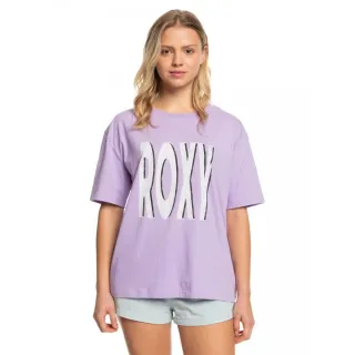 【ROXY】女款 女裝 短袖T恤 SAND UNDER THE SKY(紫色)