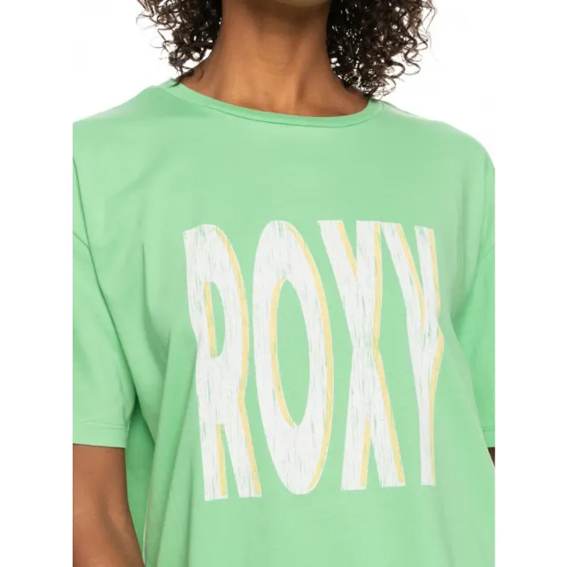 【ROXY】女款 女裝 短袖T恤 SAND UNDER THE SKY(綠色)
