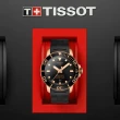 【TISSOT 天梭 官方授權】SEASTAR 1000 海洋之星 300米陶瓷圈潛水機械腕錶 母親節 禮物(T1204073705101)
