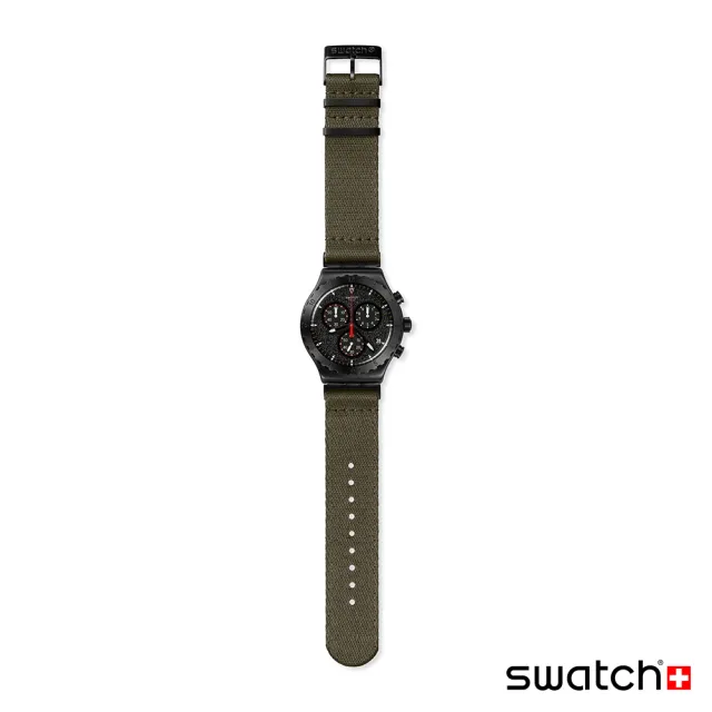 【SWATCH】Irony 金屬Chrono系列手錶 BY THE BONFIRE 篝火 男錶 女錶 瑞士錶 錶(43mm)